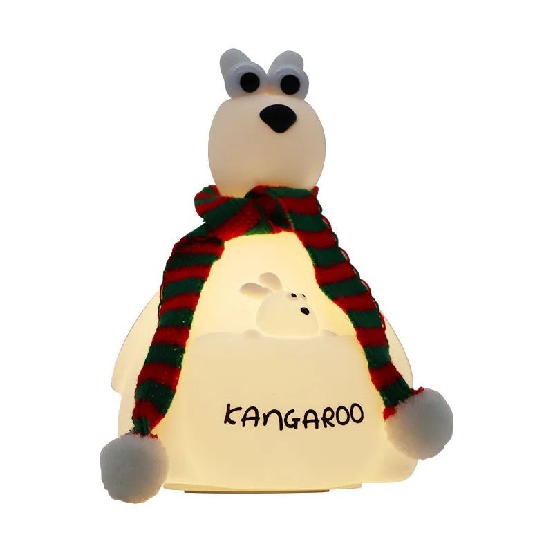 Bluejw Cute Night Lamp, Rechargeable Touch Control Silicone Night Light for Kids - Portable LED Night Lights for Bedroom Nursery - Image 4